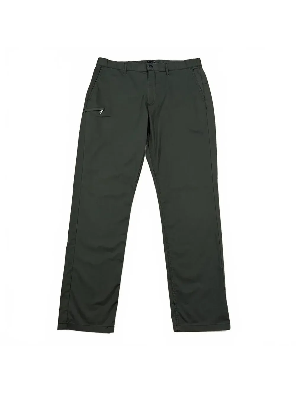 J.Crew Mens 1040 Athletic Fit Performance Pants Green Size 36x34